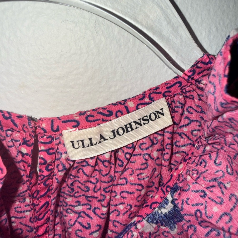 Ulla Johnson SET Tilda Top + Martime Shorts Fuchsia 2 Piece Matching Set Size 2 - Picture 4 of 14